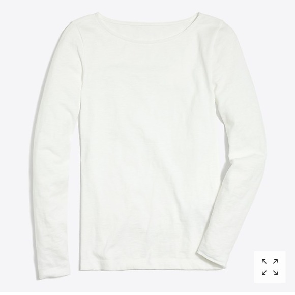 J. Crew Tops - ❗️SOLD❗️J Crew White Tee